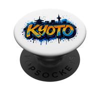 Cool Kyoto, Japon Graffiti Street Art Skyline PopSockets PopGrip Adhésif