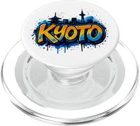 Cool Kyoto, Japon Graffiti Street Art Skyline PopSockets PopGrip pour MagSafe
