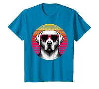 Cool Labrador Retriever Lunettes de soleil vintage années 70 Motif chien T-Shirt
