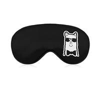 Cool Lama Sleep Eye Mask Soft Eye Covers Blocking Lights Bandeau avec sangle réglable pour la sieste de voyage