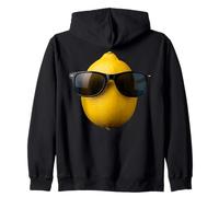 Cool Lemon Portant des Lunettes de Soleil drôle Fruits Sweat à Capuche