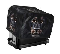 Cool Lion 4 Slice Toaster Cover - Protection étanche à la poussière en tissu Oxford avec poche latérale pour petits appareils de cuisine