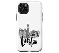 Cool London UK Novelty Graphic Tees, London Sketch Drawing Coque pour iPhone 11 Pro