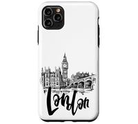 Cool London UK Novelty Graphic Tees, London Sketch Drawing Coque pour iPhone 11 Pro Max