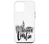 Cool London UK Novelty Graphic Tees, London Sketch Drawing Coque pour iPhone 12 Pro Max