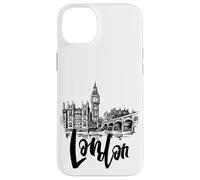 Cool London UK Novelty Graphic Tees, London Sketch Drawing Coque pour iPhone 14 Plus