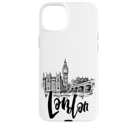 Cool London UK Novelty Graphic Tees, London Sketch Drawing Coque pour iPhone 15 Plus