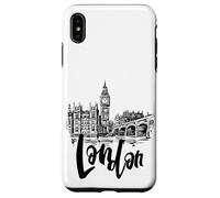 Cool London UK Novelty Graphic Tees, London Sketch Drawing Coque pour iPhone XS Max