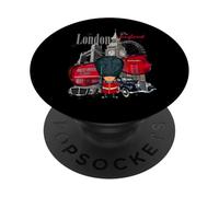 Cool London Vibes, I Love London UK, London Illustration PopSockets PopGrip Adhésif