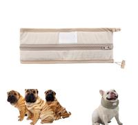 Cool Loop for Dogs, Summer Fashion Breathable Ice Scarf, Adjustable Breathable Dog Cooling Collar Neck Cooler with Ice Packs, Pet Adjustable Ice Chill Scarf for Small to Large Dogs(Brown,L)