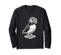 Cool Macareux Lunettes Dessin Oiseau Manche Longue