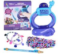 Cool MAKER - Atelier À Bracelets Heishi Kpop Demon Hunters | Kit Création Bijoux - Stylo À Perles - 1200 Perles Heishi - 7 Charms - Pour Créer 15 Bracelets d'Amitité - Dès 7 Ans