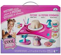COOL MAKER - ATELIER DE POTERIE - Tour De Potier - Machine Création À L'Argile - Simplicité Sécurité - Tendance Fun Facile - Créez Vos Propres Accessoires - Jouet Enfant 8 Ans et + - Loisirs Créatifs