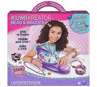 COOL MAKER - KUMI KREATOR 3 EN 1 - Machine Création 2 Colliers & 5 Bracelets - Utilisation Simple En Sécurité - Tendance Fun & Facile - Accessoires Inclus - Jouet Enfant 8 Ans et + - Loisirs Créatifs