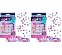 Cool MAKER - POP STYLE PACK STRASS ET PAILLETTES - Extension Pour Machine Kit Bracelet - Bracelet Amitié - Utilisation Simple - Tendance Fun Facile - Jouet Enfant 7 Ans et +- Kits de loisirs créatifs