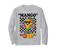 Cool Mango Character Retro 90s Esthétique Vibe Manche Longue