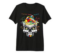 Cool Math Rubik Rubix Rubics Cube Joueur Amoureux des mathématiques Hommes Garçon T-Shirt Haut de Gamme