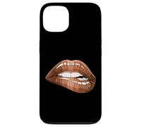 Cool Melanin Girl Lips Graphic Tees, Black Girls Magic Style Coque pour iPhone 13