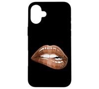 Cool Melanin Girl Lips Graphic Tees, Black Girls Magic Style Coque pour iPhone 16 Plus