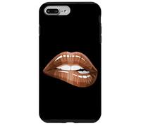 Cool Melanin Girl Lips Graphic Tees, Black Girls Magic Style Coque pour iPhone 7 Plus/8 Plus