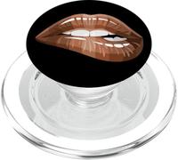 Cool Melanin Girl Lips Graphic Tees, Black Girls Magic Style PopSockets PopGrip pour MagSafe