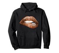 Cool Melanin Girl Lips Graphic Tees, Black Girls Magic Style Sweat à Capuche