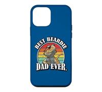 Cool Mens Kids Boys Retro Vintage Bearded Dragon Dad Lover Coque pour iPhone 12 Mini