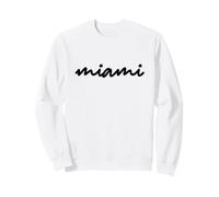 Cool Miami Florida Vibes Illustration Fashion Graphic Design Sweatshirt