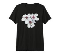 Cool Mignon Cerisier Pétales Printemps Japon Moderne Sakura T-Shirt Haut de Gamme