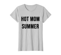 Cool Mom Mom Life Vacation Beach Summer Hot Trip Mom Summer T-Shirt, Femme, Argent, S