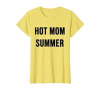 Cool Mom Mom Life Vacation Beach Summer Hot Trip Mom Summer T-Shirt, Femme, Citron, M
