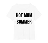 Cool Mom Mom Life Vacation Beach Summer Hot Trip Mom Summer T-Shirt, Femme Grandes Tailles, Blanc, 4X