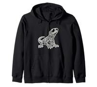 Cool Monstre De Gila Lunettes Dessin Reptile Sweat à Capuche