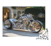 Cool Moto Puzzle 1000pcs pour Adultes Jeu Éducatif Challenge Toy Puzzle De Qualité Supérieure Motos Puzzles pour Adultes Enfants Cadeau Unique 1000pcs 1000pcs (75x50cm)