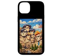 Cool Mount Rushmore National Memorial USA Presedents Anime Coque pour iPhone 14 Plus