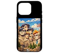 Cool Mount Rushmore National Memorial USA Presedents Anime Coque pour iPhone 16 Pro