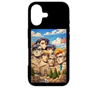 Cool Mount Rushmore National Memorial USA Presedents Anime Coque pour iPhone 17