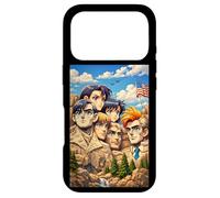 Cool Mount Rushmore National Memorial USA Presedents Anime Coque pour iPhone 17 Pro