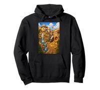 Cool Mount Rushmore National Memorial USA Presedents Cartoon Sweat à Capuche