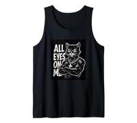 Cool Muscle Black Cat Illustration Novelty Graphic Designs Débardeur