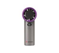 Cool 'n' Go Ice Touch Mini - Ventilateur - portable - USB-C - violet/gris