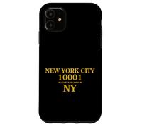 Cool New York City 10001 & NYC Latitude and Longitude Coque pour iPhone 11