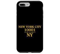 Cool New York City 10001 & NYC Latitude and Longitude Coque pour iPhone 7 Plus/8 Plus