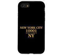 Cool New York City 10001 & NYC Latitude and Longitude Coque pour iPhone SE (2020) / 7/8