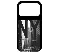 Cool New York City Abstract Skyline, Black & White New York Coque pour iPhone 17 Pro