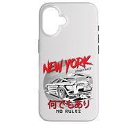 Cool New York City Car Racing Graphic Urban Vibes Collection Coque pour iPhone 16