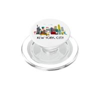 Cool New York City Sketch Drawing Art Illustration Graphic PopSockets PopGrip pour MagSafe