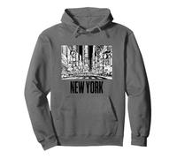 Cool New York City Times Square Illustration Graphic Design Sweat à Capuche