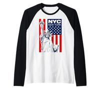 Cool New York Statue of Liberty, This is My New York City Manche Raglan