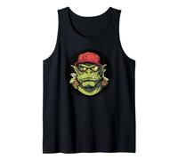 Cool Ogre Visage avec casquette et lunettes de soleil Débardeur